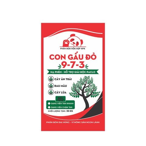  CON GẤU ĐỎ 9-7-3 