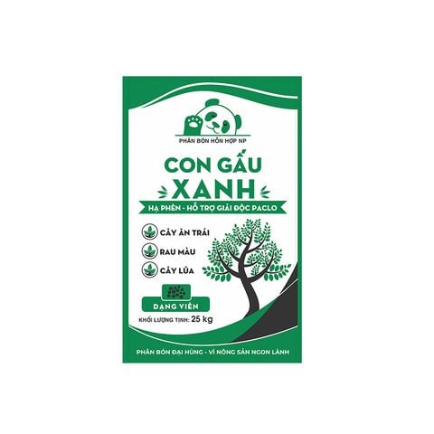  CON GẤU XANH - Hạ phèn, Hỗ trợ giải độc PACLO 