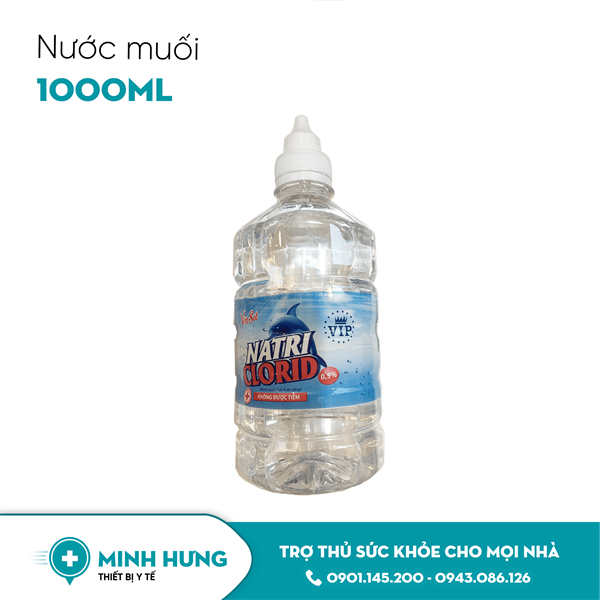 Nước Muối (1000ml)( Nacl 0.9% 1 Lít -V.Sinh -TMH)