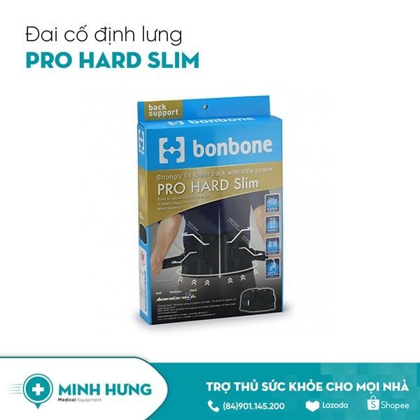 Đai cố định lưng Bonbone Pro Hard Slim (M)