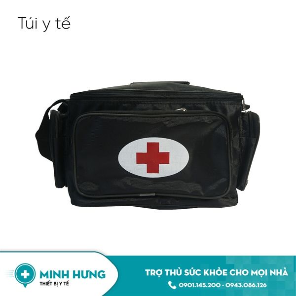 Túi Cứu Thương Đen Size XL 40x30x22