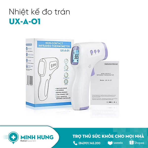 Nhiệt kế Hồng ngoại Đo trán UX-A-01