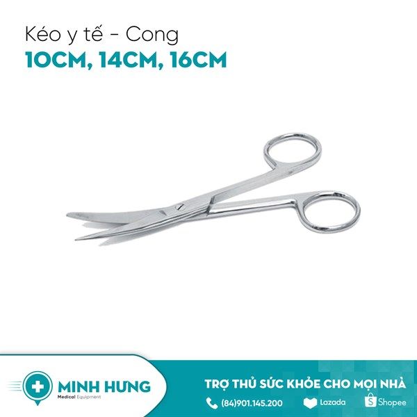 Kéo Y Tế - Cong 10cm