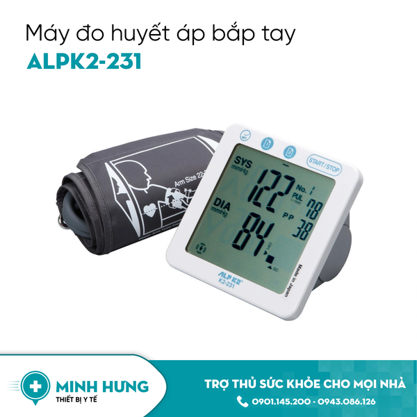Máy Đo Huyết Áp Bắp Tay ALPK2 - 231