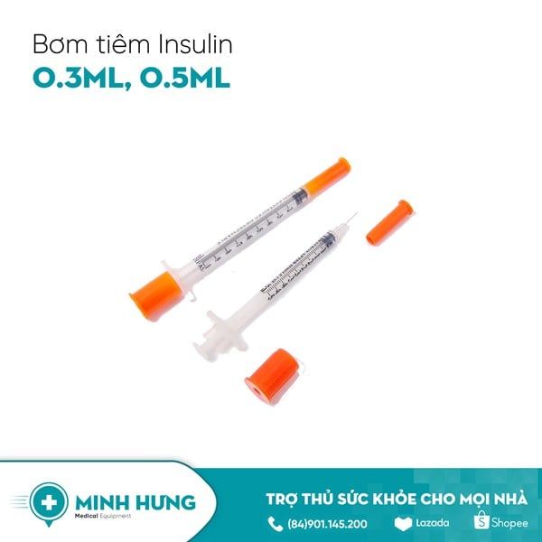 Bơm Tiêm Promised (0.5ml) (Bơm tiêm insulin 0.5ml U-100, 30G x 5/16)