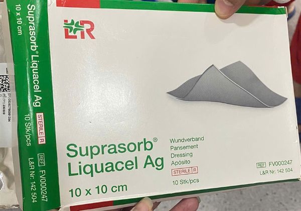 Gạc Suprasorb Liquacel Ag