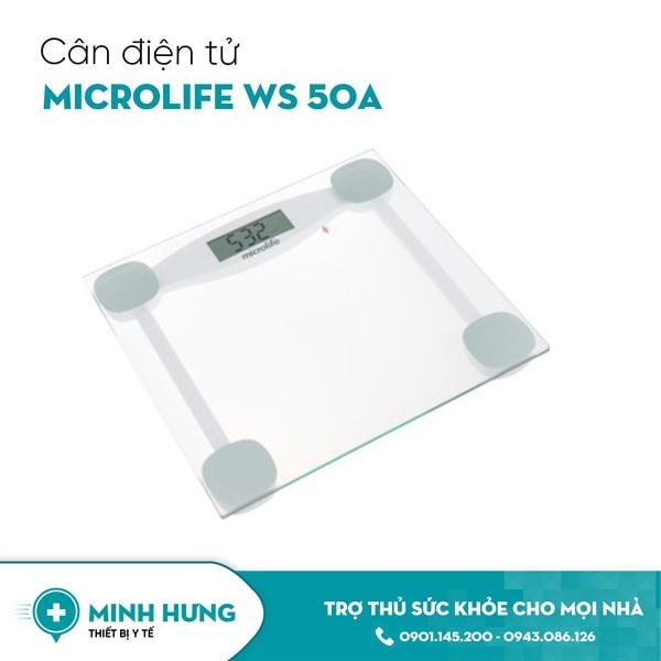 Cân Sức Khỏe Điện Tử Microlife WS 50A