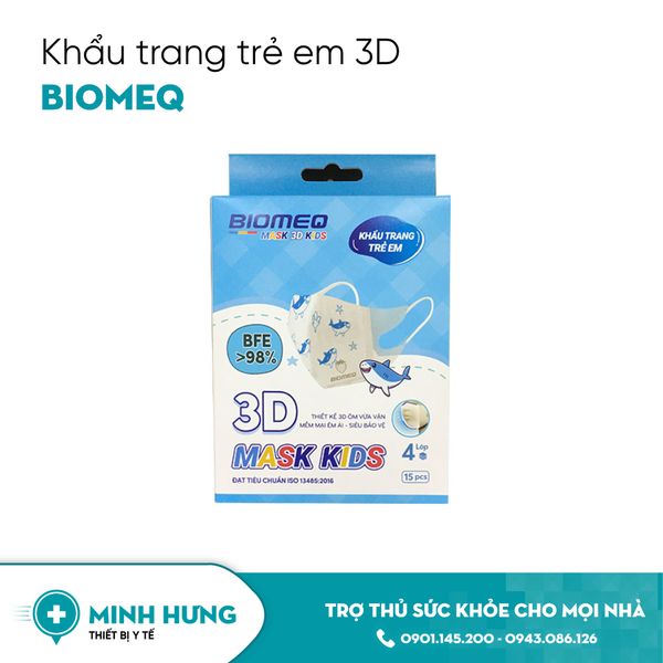 Khẩu Trang Trẻ Em 3D Biomeq