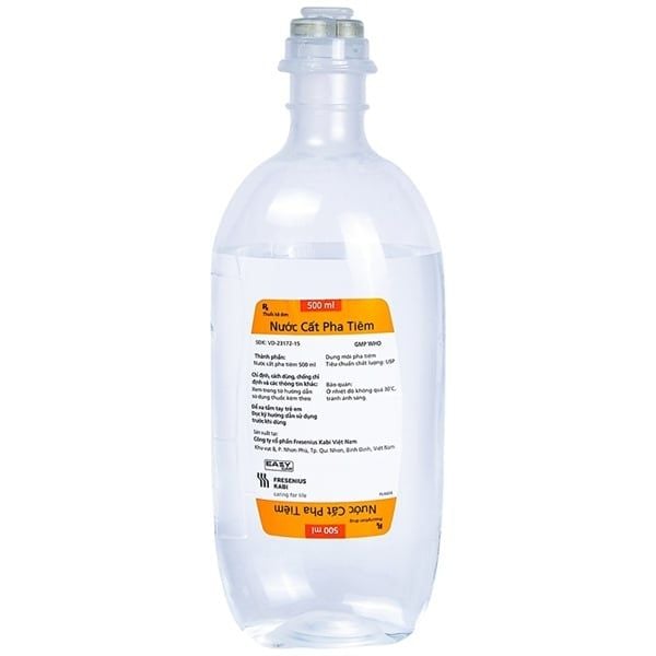 Nước Cất Pha Tiêm 500ml
