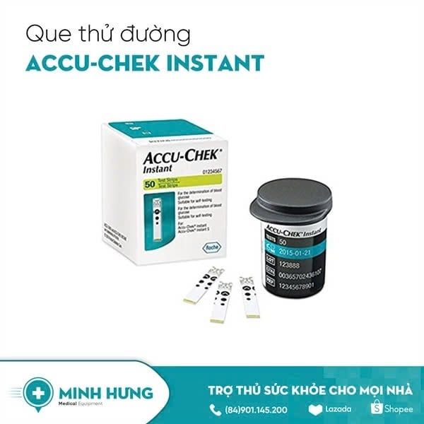 Que Thử Đường Huyết Accu-Chek Instant (50 Que)