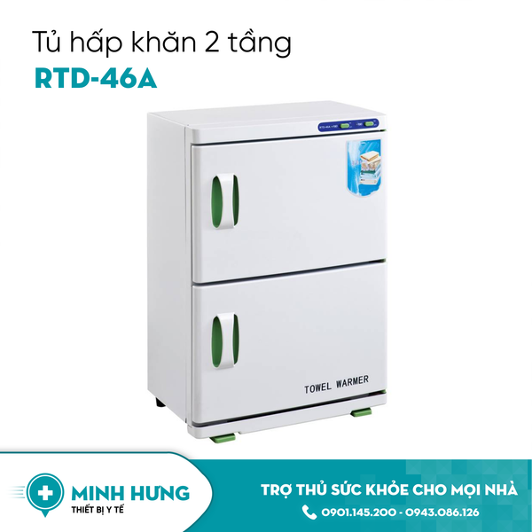 Tủ Hấp Khăn 2 Tầng RTD-46A