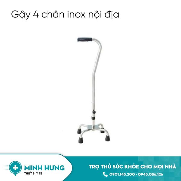 Gậy 4 Chân Nội Địa - Cong