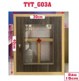 Tủ Y Tế Gỗ 30x40x15cm