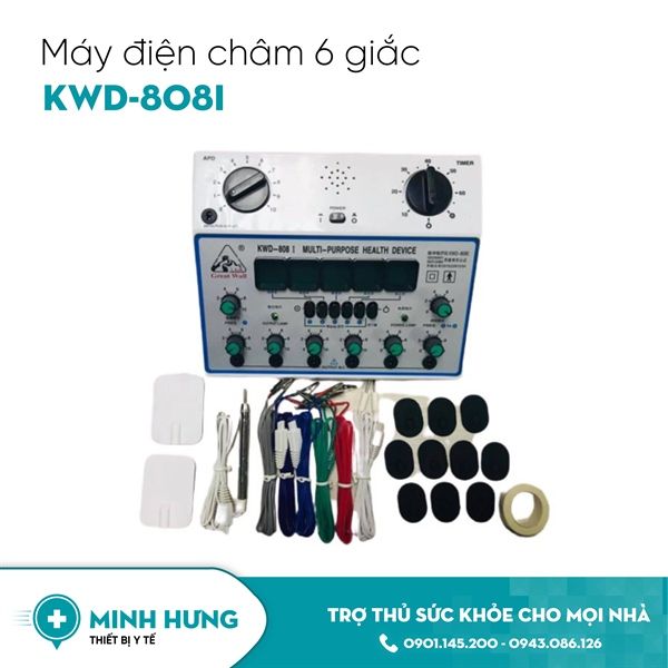 Máy Điện Châm 6 Giắc KWD-808I