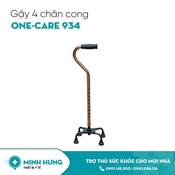 Gậy 4 Chân Cong ONE-Care 934