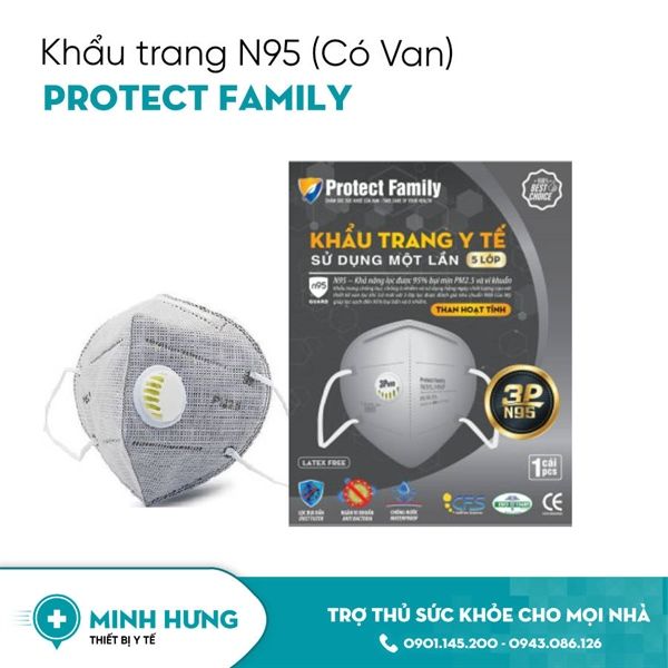 Khẩu Trang N95 Family (Có Van)