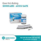 Que Đường Huyết SinoCare - Safe Accu (25Que)