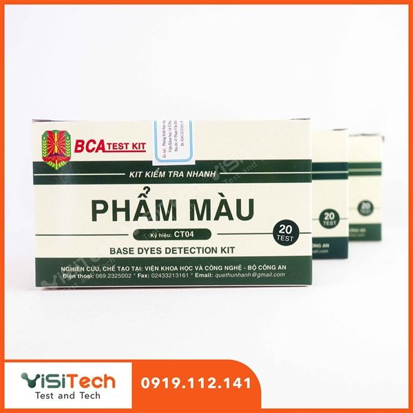 Test Kiểm Tra Nhanh Phẩm Màu CT04