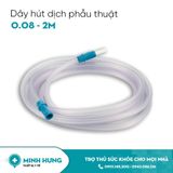 Dây Hút Dịch 2x0.08m (Dây hút dịch phẩu thuật 2m NM)