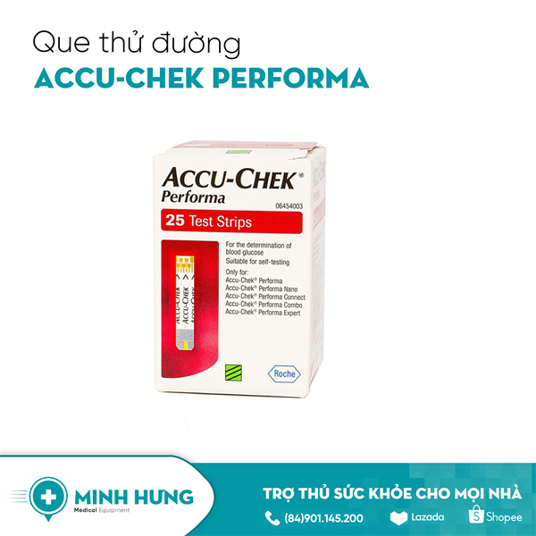 Que Thử AccuChek Performa (50 Que)