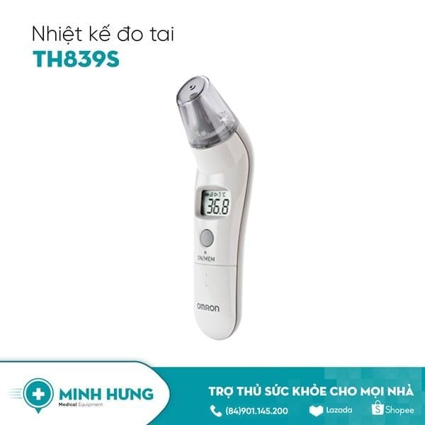 Nhiệt kế Hồng ngoại Đo tai Omron TH839S