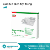 Gạc hút dịch tiệt trùng Ag