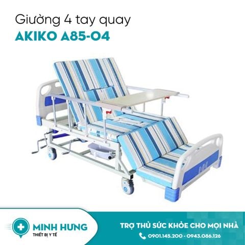 Giường Đa Chức Năng 4 Tay Quay Akiko A85-04