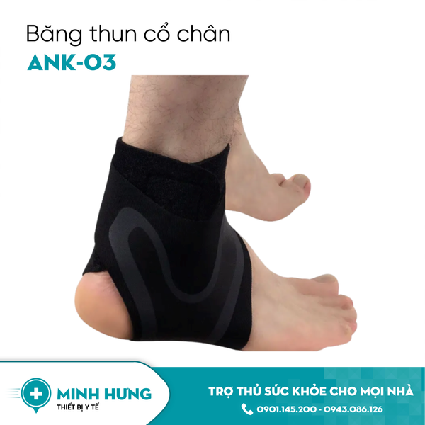 Băng thun cổ chân ANK-03 Phải (L)