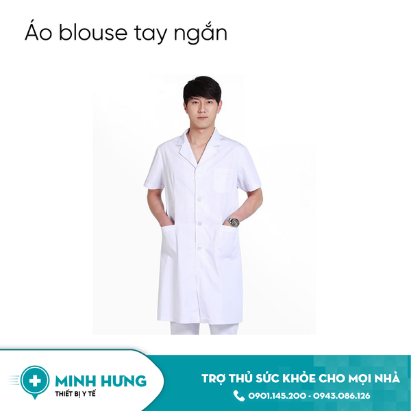 Áo Bác Sĩ Nam Ngắn Tay, Vải Tốt (XL)