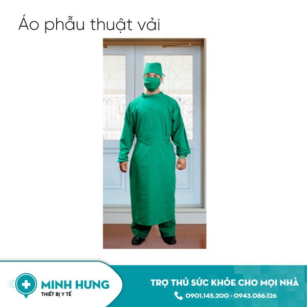 Áo Choàng Phẫu Thuật Vải