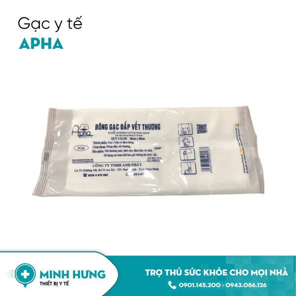 Bông Gạc ĐVT 10x20cm APha