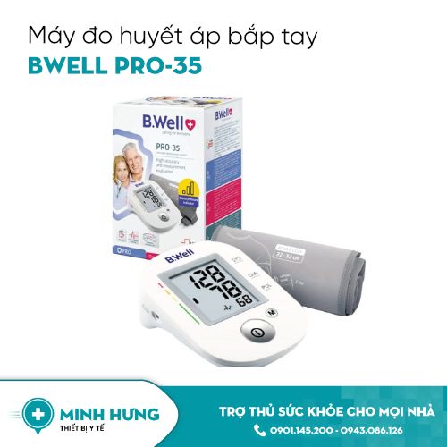 Máy Đo Huyết Áp Bắp Tay Bwell PRO-35 - Thiết Bị Y Tế Minh Hưng