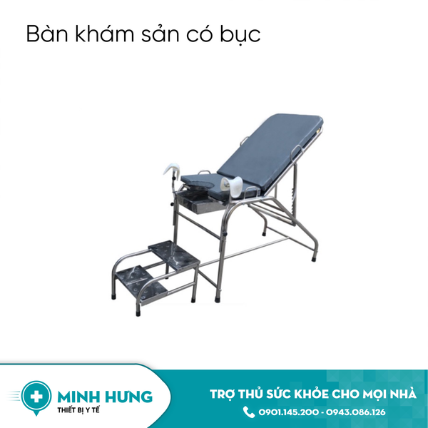 Bàn Khám Sản + Nệm + Bục