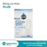 Băng Keo Cá Nhân Plaid (Trong)(Băng keo cá nhân trong suốt ACE BAND-S (TRANSPARENT), 72mm x 18mm, 100 miếng/hộp