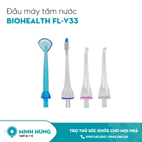 Bộ Đầu Tăm Nước Bioheath (4 Đầu)