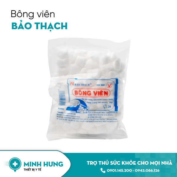 Bông Viên Bảo Thạch 500g