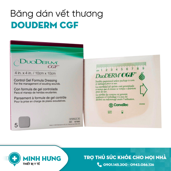 Băng Dán Vết Thương Duoderm CGF 10x10cm