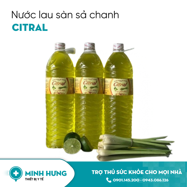 Nước lau sàn Citral Sả Chanh (1000ml)