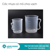 Cốc Nhựa Có Mỏ Chia Vạch 500ml