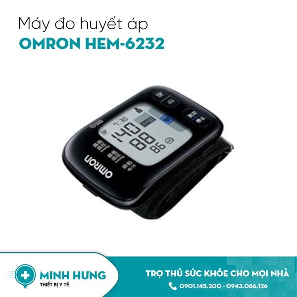 Máy đo Huyết áp Cổ Tay Omron HEM-6232