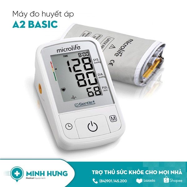 Máy đo Huyết áp Microlife BP A2 Basic