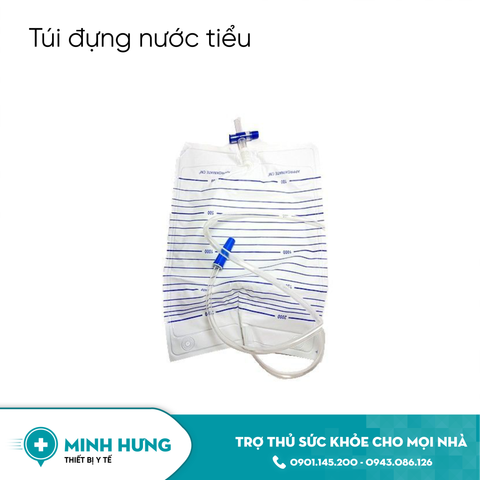 Túi Đựng Nước Tiểu Tốt - CÓ DÂY(Trắng)