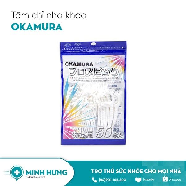 Tăm Chỉ Kẻ Răng Okamura (90)