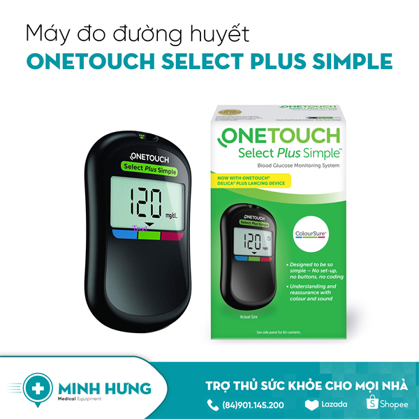 Máy Đo Đường Huyết OneTouch Select Plus Simple