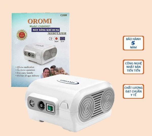 Máy Xông Khí Dung Và Hút Mũi 2in1 OROMI C28M
