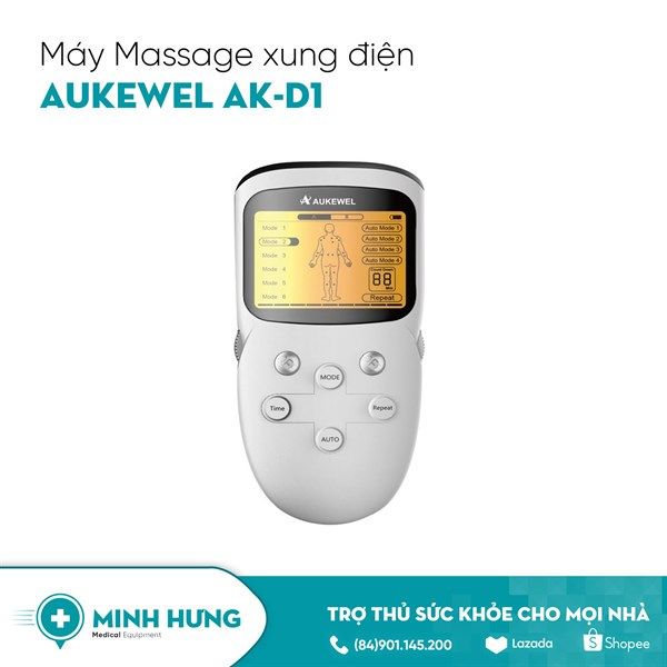Máy Massage Xung Điện Aukewel AK-2000V Dr Phone (8 miếng dán)