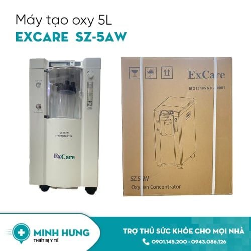 Máy tạo oxy Excare SZ-5AW có xông