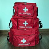 Túi Cứu Thương Đỏ Size L (34x22x22)