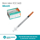 Bơm Tiêm Braun 1CC (100)(Bơm tiêm 1cc insuline BBraun(Omnican 100IU)