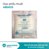 Gạc Phẫu Thuật Memco 10cm x 10cm x 12 lớp ( gói 20 cái )